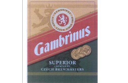 Gambrinus “Gambrinus, SUPERIOR CREATED BY CZECK BREWMASTERS, Hình” được chấp nhận ...